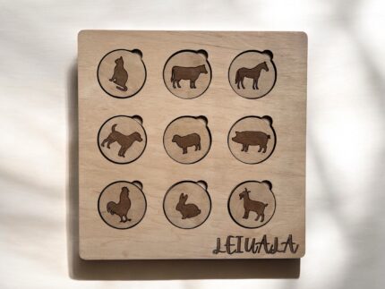 Puidust õppemäng "loomad", Leiuala