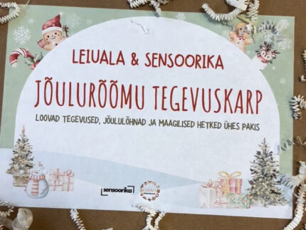 Jõulurõõmu tegevuskarp, 20 tegevust