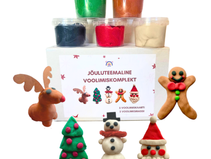 Jõuluteemaline voolimiskomplekt