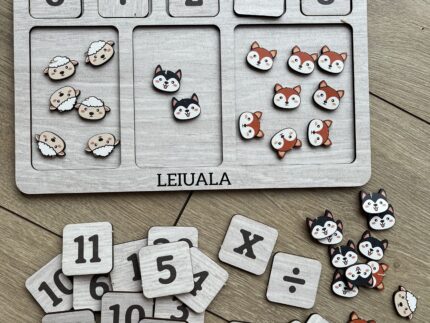 Puidust õppemäng, matemaatika