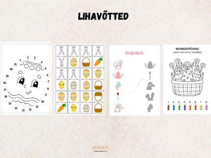 Munadepühad, töölehed