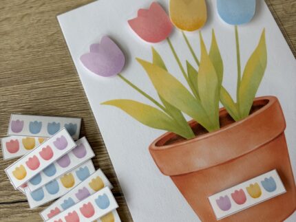 Kevadine mäng, tulbid, takjakinnitusel